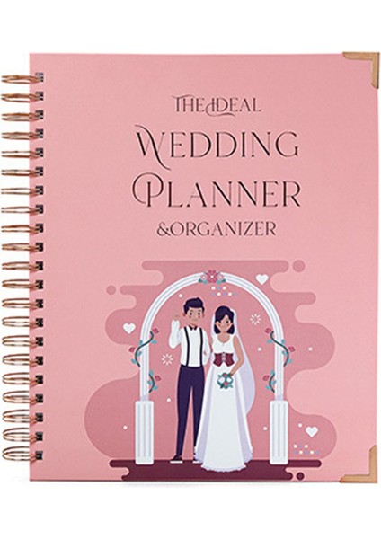 Gelin Için Düğün Planlayıcı - Planlama Kitabı ve Organizatör Geri Sayım Takvimi ile Gelin Binder Sevgililer Günü Hediyesi (Yurt Dışından) fırsatları