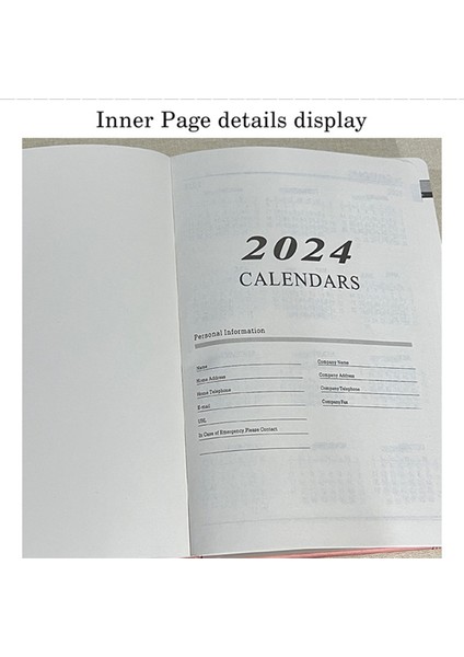 2024 Diary A5 Günlük Haftası A5 Office Için Günlük Planlayıcı Defterini Görüntüle 2024 Kırmızı Için Noel Hediye Günlüğü (Yurt Dışından) fiyatları