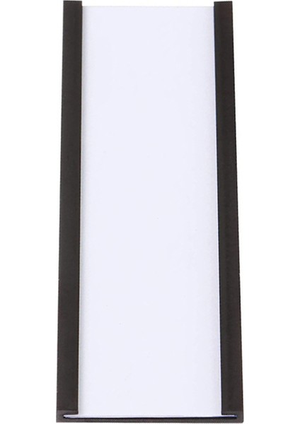 Metal Raf Için Net Plastik Koruyuculara Sahip Manyetik Veri Kartı Tutucuları Olan 150PCS Manyetik Etiket Tutucular (1 x 3 Inç) (Yurt Dışından) modelleri