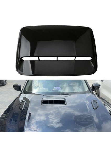 Üniversal Her Araca Uyumlu Geniş Kaput Üstü Havalandırma Izgarası Tavan Vent Air Scoop Ithal 40 x 28 cm modelleri