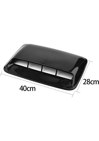 Üniversal Her Araca Uyumlu Geniş Kaput Üstü Havalandırma Izgarası Tavan Vent Air Scoop Ithal 40 x 28 cm fırsatları