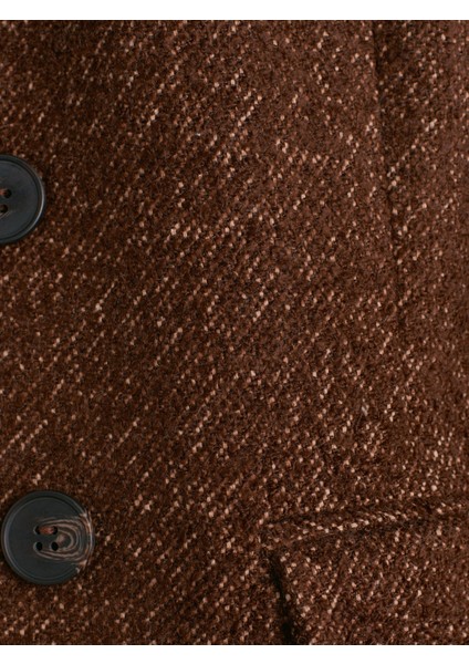 65478 Triko Detaylı Kaban-Kahve fırsatları