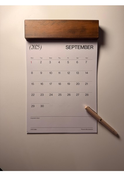 Vıveca 2026 Ahşap Standlı Takvim|a4 Boy Masaüstü/duvar Takvimi|not&fotoğraf Eklenebilir fiyatları