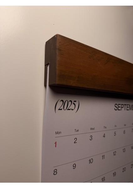 Vıveca 2026 Ahşap Standlı Takvim|a4 Boy Masaüstü/duvar Takvimi|not&fotoğraf Eklenebilir modelleri
