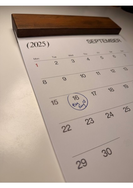 Vıveca 2026 Ahşap Standlı Takvim|a4 Boy Masaüstü/duvar Takvimi|not&fotoğraf Eklenebilir indirimleri