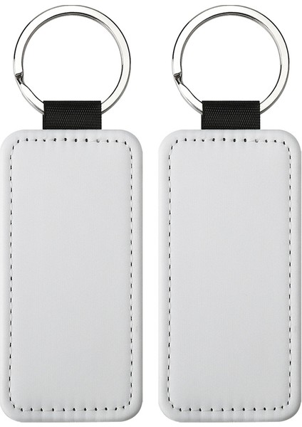 20 Pack Süblimasyon Boşlukları Anahtarlık Pu Deri Deri Anahtarlı Isı Transferi Anahtarlama Çift Taraflı Süblimasyon Boş (Yurt Dışından) indirimleri