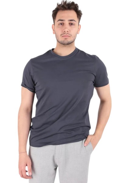 Bisiklet Yaka Erkek T-Shirt 24YCEEO04623