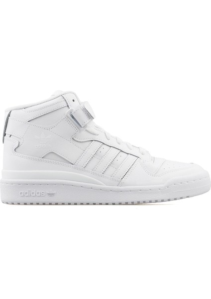 Orginals Forum Mid Leather Mid Sneaker Hakiki Deri Erkek Günlük Spor Ayakkabı Beyaz