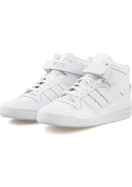 Orginals Forum Mid Leather Mid Sneaker Hakiki Deri Erkek Günlük Spor Ayakkabı Beyaz modelleri