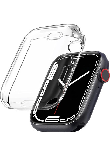 Apple Watch Series 11 46MM Kılıf 360 Full Round Soft Silicone Şeffaf fiyatları