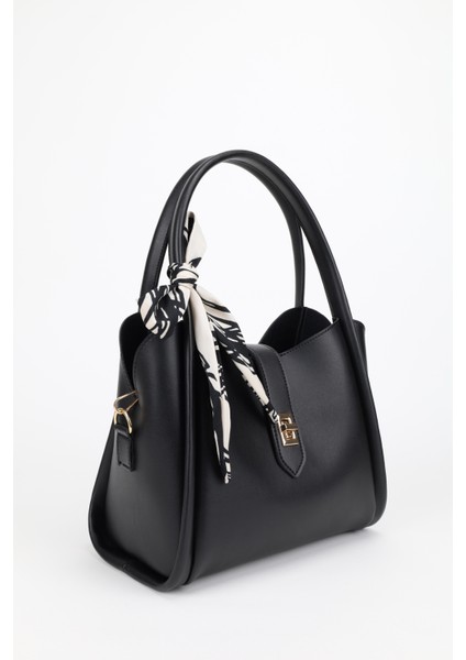 Kadın Kilit Detaylı Üç Bölmeli Tasarım Çıkarılabilir Makyaj Çantalı El ve Omuz Çantası Rio fırsatları