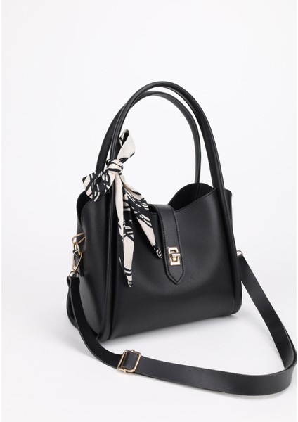 Kadın Kilit Detaylı Üç Bölmeli Tasarım Çıkarılabilir Makyaj Çantalı El ve Omuz Çantası Rio indirimleri