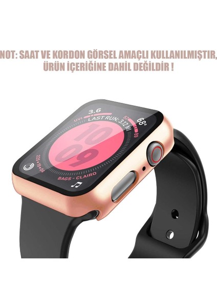 Apple Watch Series 11 46MM Kılıf Matte Premium Slim Watchband Rose Gold fiyatları