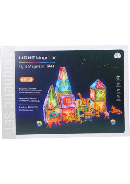 Bfs Magnetic Tiles Light Version 89 Parça fiyatları