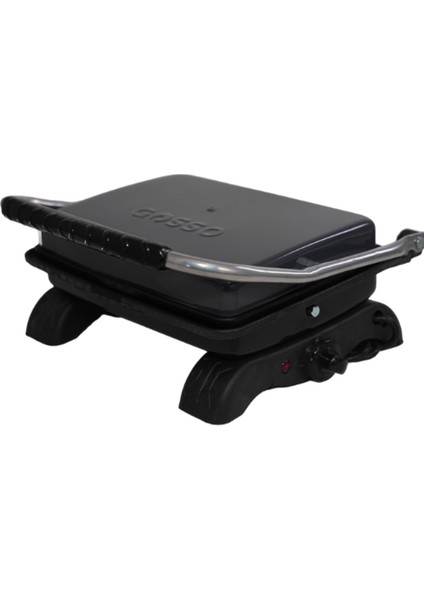 Gri 2000'LI Döküm Tost Makinesi, Dayanıklı ve Şık Tasarım