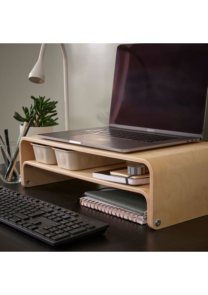 Monitör Yükseltici, Huş, 52X26 cm fiyatları