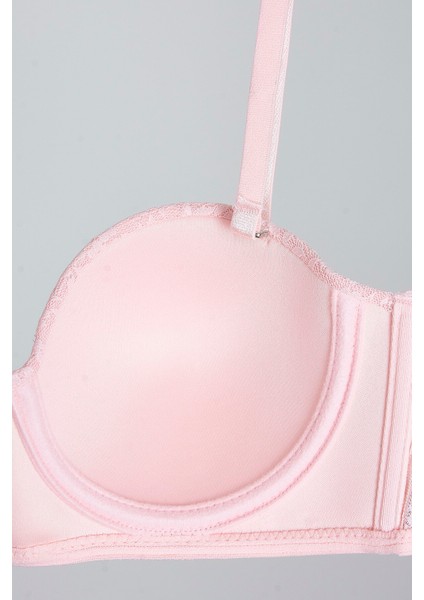 Pembe Nirvana Desteksiz Straplez Tek Sütyen modelleri