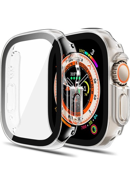 Apple Watch Ultra 3 Kılıf Clear Premium Watchband Şeffaf