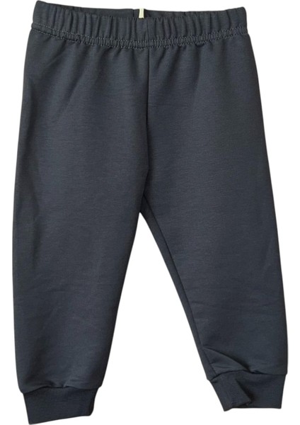 Erkek Bebek Hayvan Figürlü Düğme Detaylı Pamuklu 2'li Alt Üst Takım fırsatları