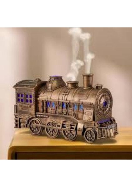 Tren Tasarımlı Uzaktan Kumandalı Buhar Nemlendirici – Çocuk Odası Için Sessiz, LED Işıklı, Aromaterapi Destekli Hava Nemlendirici