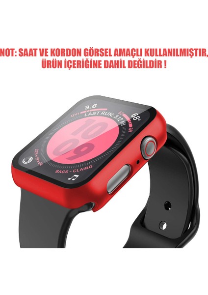 Apple Watch Series 11 46MM Kılıf Matte Premium Slim Watchband Kırmızı fiyatları
