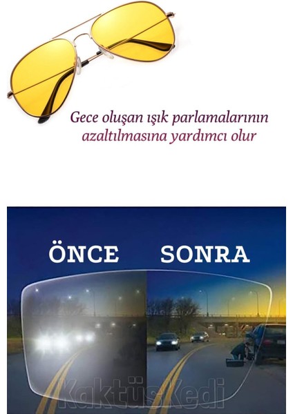 Metal Gece Görüş Gözlüğü | Sürüş ve Sis Gözlüğü 7173511 fırsatları