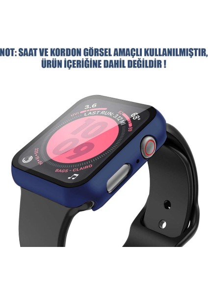 Apple Watch Series 11 46MM Kılıf Matte Premium Slim Watchband Lacivert fiyatları