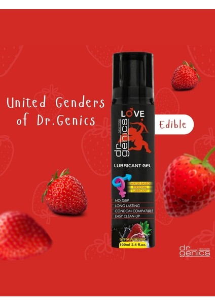 Dr Genics Lubrican Gel (Kayganlaştırıcı Jel) Çilek 100MG modelleri
