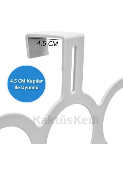 Pratik Kapı Arkası Kıyafet Takı Anahtar Askısı Beyaz 7171141 modelleri