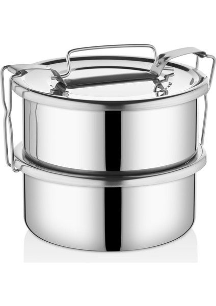 No:2 14 x 6 2'li Paslanmaz Çelik Sefertası