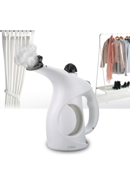 Portatif Buharlı Dikey Ütü Beyaz, Kırışık Giderici, Pratik ve Hafif