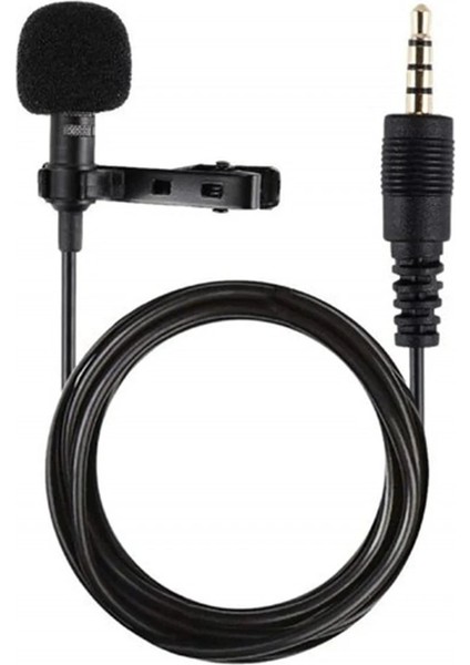 Bfs 3.5mm Jak 1.5 Metre Double Mikrofon - Siyah