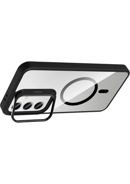 Bfs Samsung Galaxy S25 Remim Lensli Magsafe Standlı Kapak - Siyah fiyatları
