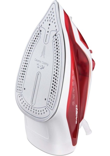 2000W Seramik Ütü Kırmızı Beyaz, Hızlı ve Kolay Ütüleme Için Güçlü Seçenek fiyatları