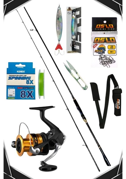 Shimano Fx 4000 Oslo Zen Pro 274CM 8-42GR 8 Örgü Spin Olta Seti