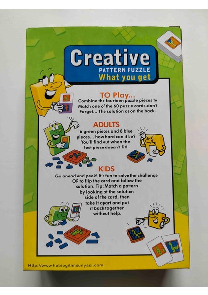 Hobi Eğitim Creative Pattern Puzzle fiyatları