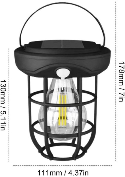 Asılabilen ve Taşınabilir Solar LED Dış Mekan Lamba Kamp Feneri indirimleri
