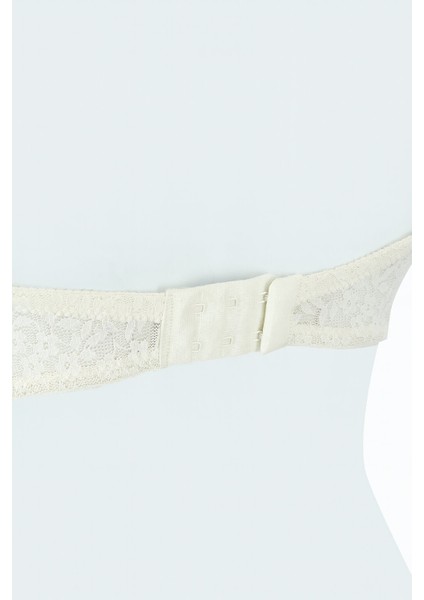 Ekru Nirvana Desteksiz Straplez Tek Sütyen modelleri