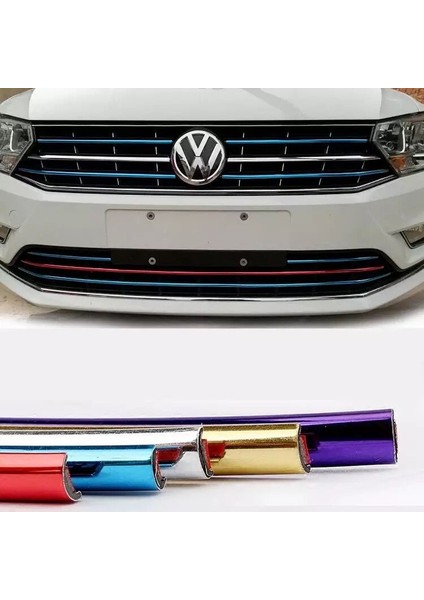 Araç Araba Oto Jant Fitili Metal Görünümlü Lastik Jant Trim Bandı Jant Şeriti 8 Metre