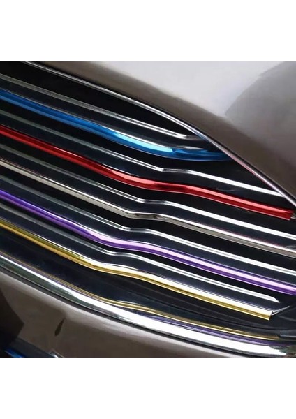 Araç Araba Oto Jant Fitili Metal Görünümlü Lastik Jant Trim Bandı Jant Şeriti 8 Metre