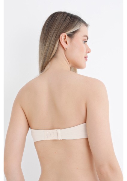 Ekru Askısız Straplez Destekli Sütyen fiyatları