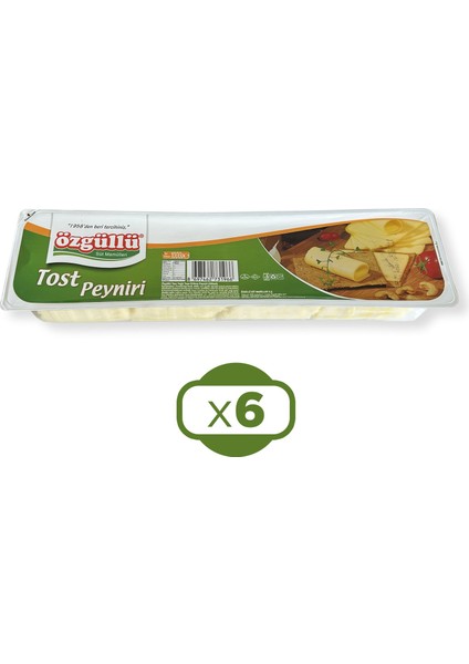 Dilimli Tost Peyniri 1 kg x 6 Adet fiyatları