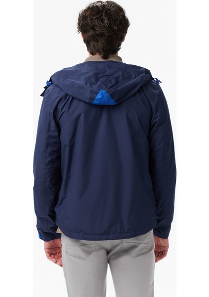 Erkek Lacivert Regular Fit Rain Breaker Yağmurluk J57040T.4NV fiyatları