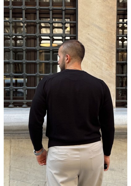 Acton Erkek %100 Organik Pamuk Bisiklet Yaka Triko Kazak fırsatları