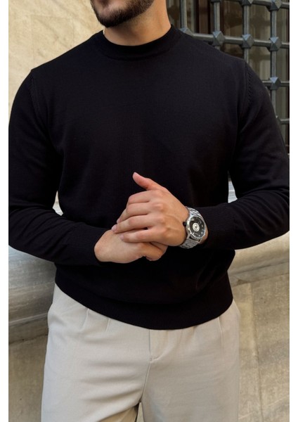 Acton Erkek %100 Organik Pamuk Bisiklet Yaka Triko Kazak indirimleri