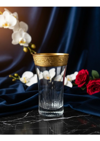 Gold Kaplama Paşabahçe Azur Lux Meşrubat ve Su Bardağı 300CC fiyatları