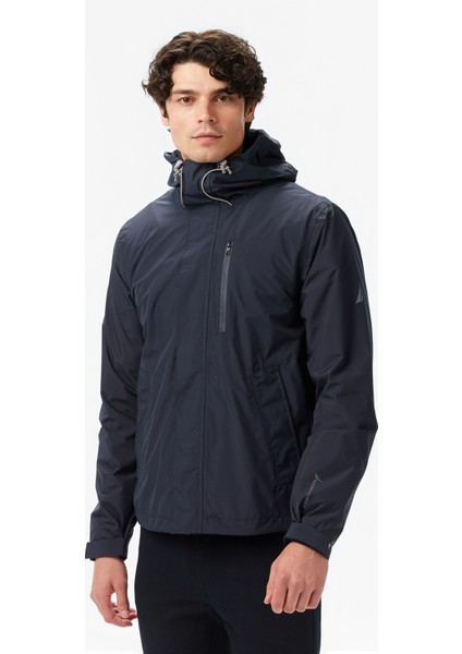 Erkek Siyah Regular Fit Rain Breaker Yağmurluk J57040T.0TB