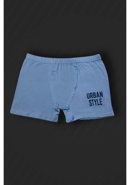 3'lü Erkek Çocuk Pamuklu Urban Baskılı Boxer fırsatları