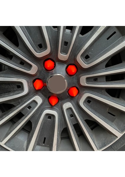 Sivri Mermi Bijon Kapağı Sökme Aparatlı 20 Li Set 17 Mm-19 mm Turuncu modelleri