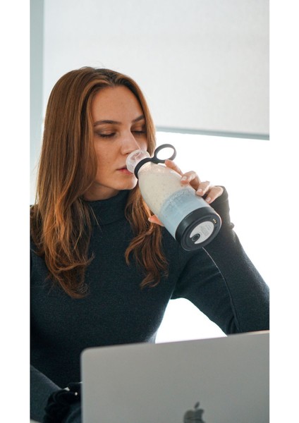 Taşınabilir Şarjlı 350ML Smoothie Blender, Siyah Renkli Hafif ve Pratik Kullanım modelleri